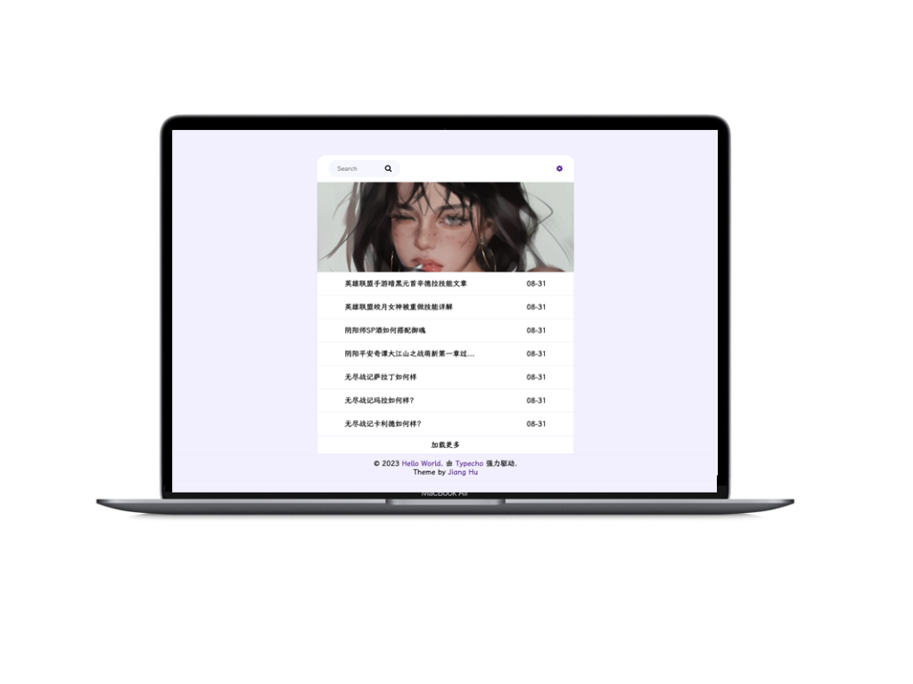 Typecho开源主题：Jianghu – 单栏超简约羊毛-地址-薅羊毛-搜索-券-活动-领-微信-安卓-APP-解锁VIP-破解-地址-网络资源-教程-软件-源码-PHP-网站-教程-H5-地址-插件-模板-主题-电脑-软件-破解-地址-教程-网络资源-游戏-系统北海资源社_www.ssvt.top