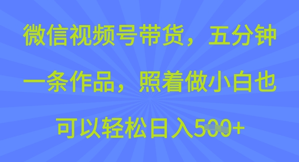微信视频号带货，五分钟一条作品，照着做小白也可以轻松日入5张羊毛-地址-薅羊毛-搜索-券-活动-领-微信-安卓-APP-解锁VIP-破解-地址-网络资源-教程-软件-源码-PHP-网站-教程-H5-地址-插件-模板-主题-电脑-软件-破解-地址-教程-网络资源-游戏-系统北海资源社_www.ssvt.top
